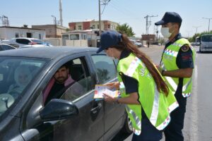 Şanlıurfa’da drone ile trafik denetimi gerçekleştirildi