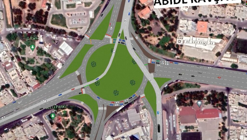 Abide kavşağında trafiği rahatlatacak proje