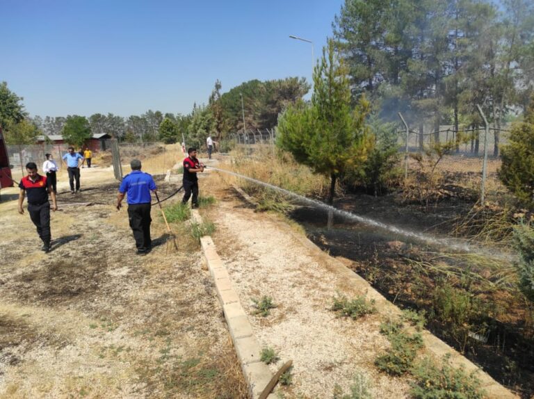 Akçakale Açık Cezaevi’nde yangın
