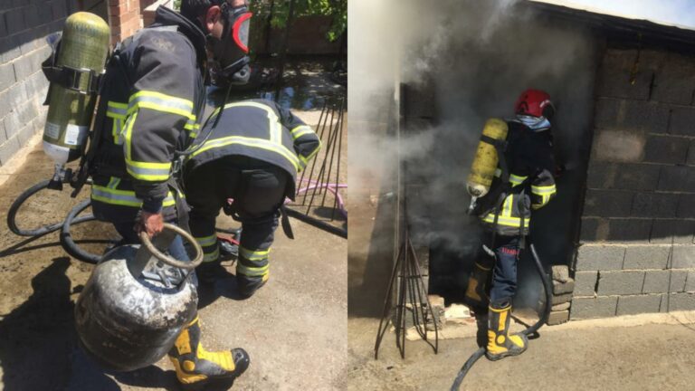 Ceylanpınar’da evde çıkan yangın hasara neden oldu