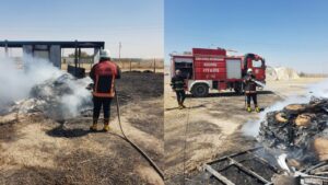 Ceylanpınar Çadırkent kampında yangın