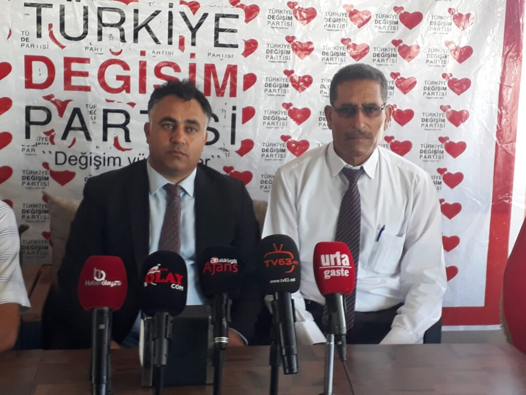 Türkiye Değişim Partisi Eyyübiye ilçe başkanı belli oldu