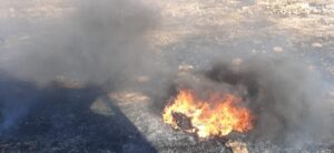 Ceylanpınar Tigem’de yangın