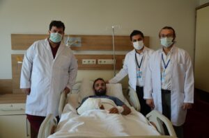 Şanlıurfa’da İş kazası sonucu el parmağı kopan hastaya ayak parmağından nakil yapıldı