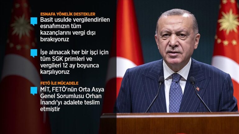 Cumhurbaşkanı Erdoğan: Emeklilerimizin aylıkları ile bayram ikramiyelerini Kurban Bayramı öncesinde ödeyeceğiz