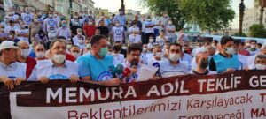 Urfa’da memurlardan zam çağrısı