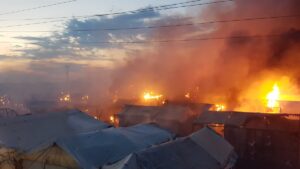 Şanlıurfa’da çadır kentte yangın