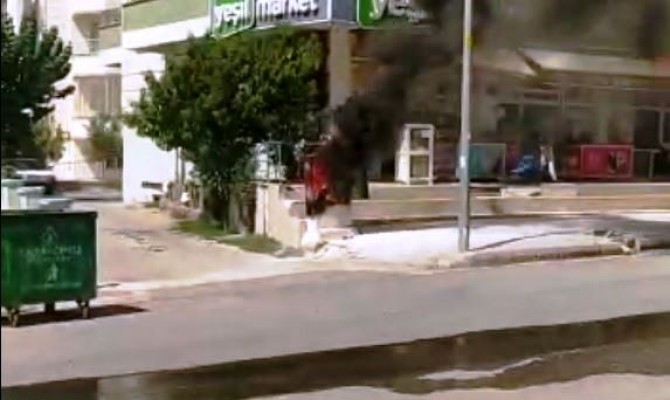 Şanlıurfa’da trafo yangını