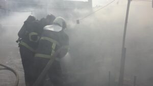 Eyyübiye’de ev yangını