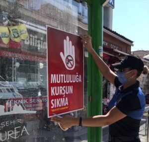 Şanlıurfa’da düğünlerde ve sevinç anlarında silah sıkılmaması konusunda vatandaşlar uyarıldı