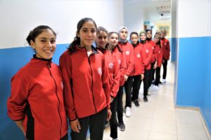 Şanlıurfa’da toprak sahada antrenman yapan “Güneşin Çocukları”, spor salonuna geçmenin mutluluğunu yaşıyor
