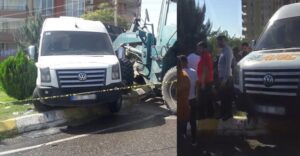 Şanlıurfa’da Kazaya karışan öğrenci servisi ‘marka’nın peşine düştü