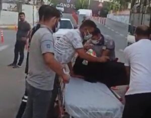 Şanlıurfa’da Otobüs şoförü ani fren yaptı, kadın yolcu yaralandı