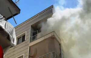 Şanlıurfa’da klima yangını korkuttu