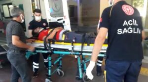 Urfa’da motosiklet devrildi: 1 yaralı