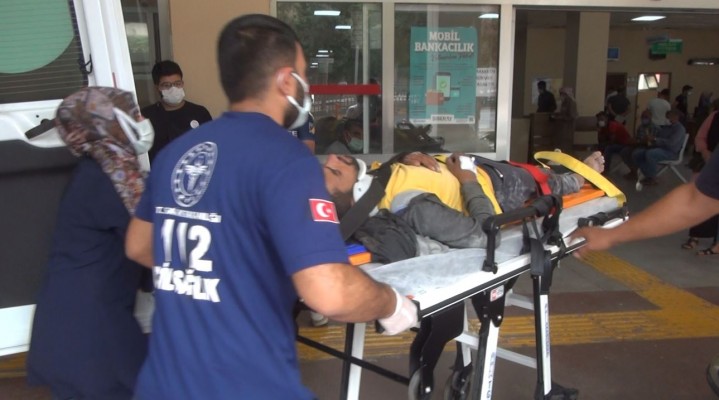 Şanlıurfa’da Dengesini kaybeden inşaat işçisi zemine çakıldı!