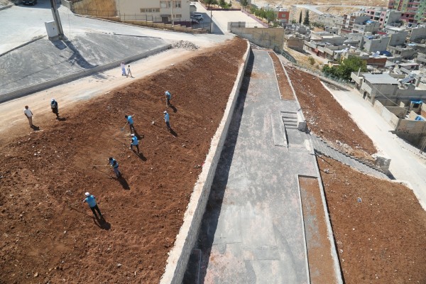 Eyyübiye’de yeşil alanlar artırılıyor