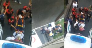 Şanlıurfa’da Üst geçitten aşağıya atlayan genç ağır yaralandı!