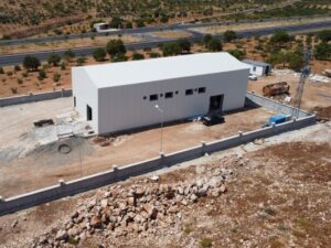 Bozova mezbaha inşaatı hızla yükseliyor