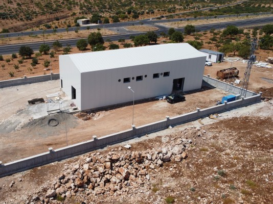 Bozova mezbaha inşaatı hızla yükseliyor