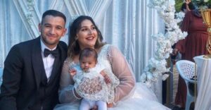 Urfalı gelin düğününü bebeğiyle yaptı