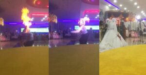 Şanlıurfa’da Davulcu şov uğruna az kalsın kendini yakıyordu!