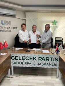 Gelecek Partisi Karaköprü İlçe Başkanı Belli Oldu!