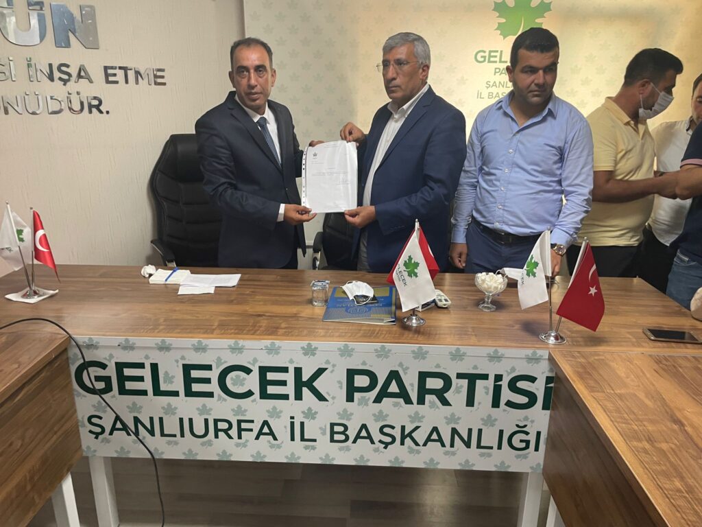 Gelecek Partisi Eyyübiye İlçe Başkanı Belli Oldu!
