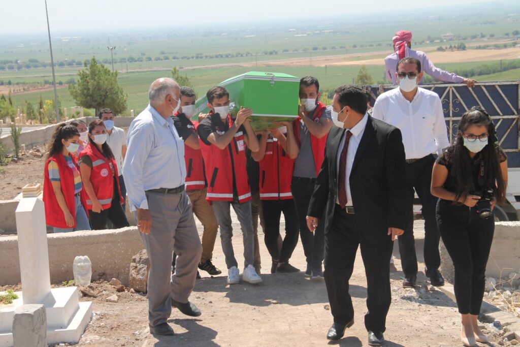 Şanlıurfa’da Diri diri yakılan Amara’nın cenazesine sahip çıktılar
