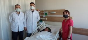 Şanlıurfa’da Dudak kanseri olan kadın sağlığına kavuştu