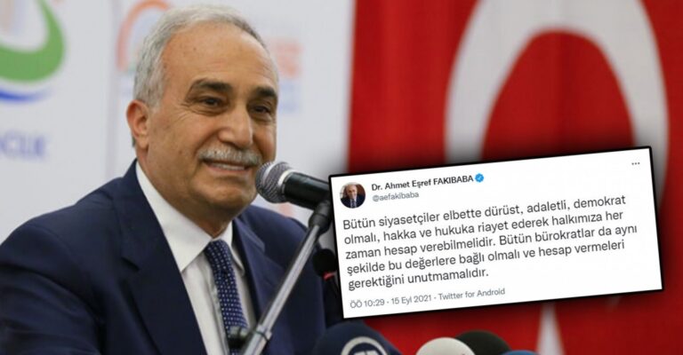 Fakıbaba’dan manidar paylaşım: “Hesap verebilmeliler”