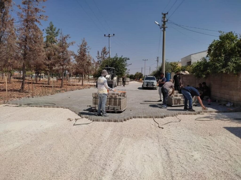 Halfeti’de kırsal mahalleler toz ve çamurdan kurtuluyor