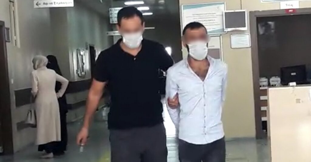 Şanlıurfa’da Hırsız önce kameraya sonra polise yakalandı