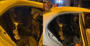 Şanlıurfa’da Park halindeki aracı kundakladılar!