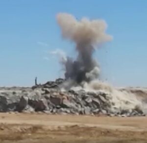  Şanlıurfa Şehir Hastanesi alanında dinamit patlatıldı