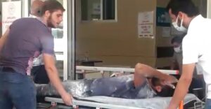 Şanlıurfa’da inşaattan düşen işçi ölümden döndü