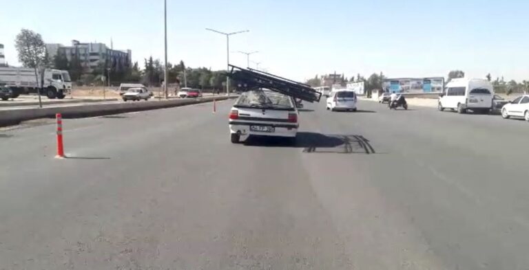 Şanlıurfa’da Sorumsuz sürücü faciaya davetiye çıkardı!