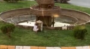 Şanlıurfa’da Süs havuzunun yanında tehlikeli oyun