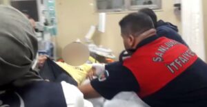 Urfa’da çocuğun kolunu delen demiri itfaiye çıkardı!