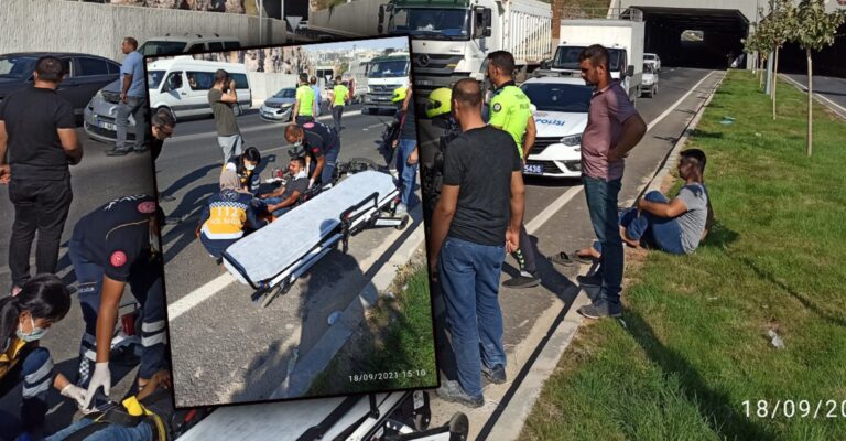 Urfa’da otomobil motosiklete çarptı: 1 yaralı