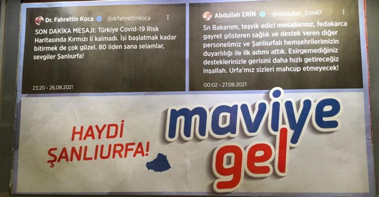 Valilikten Urfalılara “Maviye gel” çağrısı
