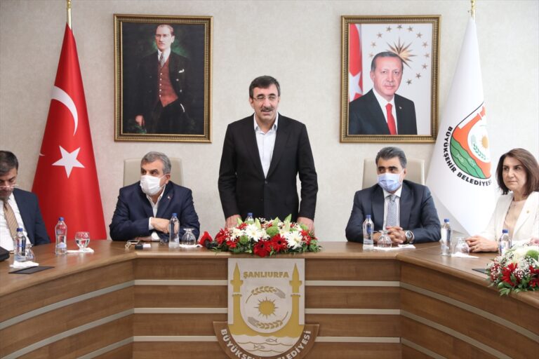 TBMM Plan ve Bütçe Komisyonu Başkanı Cevdet Yılmaz, Şanlıurfa’da konuştu