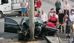 Urfa’da feci kaza!