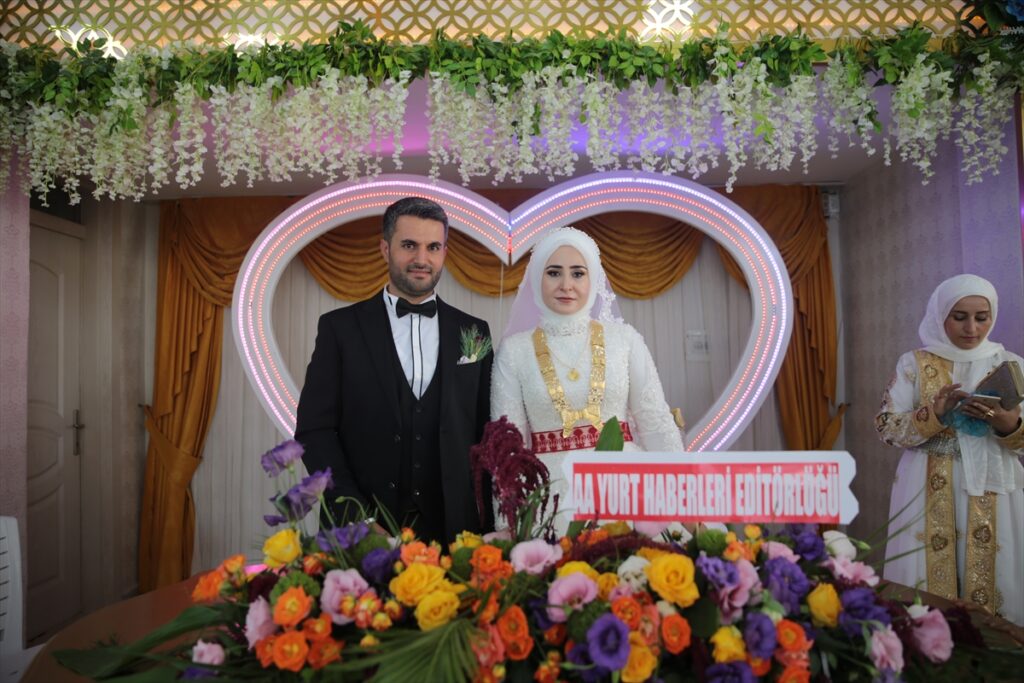 Şanlıurfa’da AA muhabiri Cebrail Caymaz, dünyaevine girdi