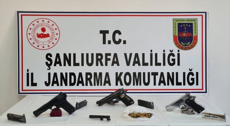 Şanlıurfa’da silah kaçakçılığı operasyonunda 2 şüpheli yakalandı