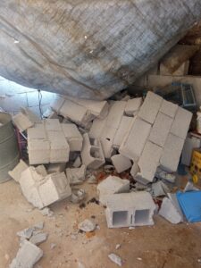 Şanlıurfa’da çöken duvarın altında kalan kadın yaralandı