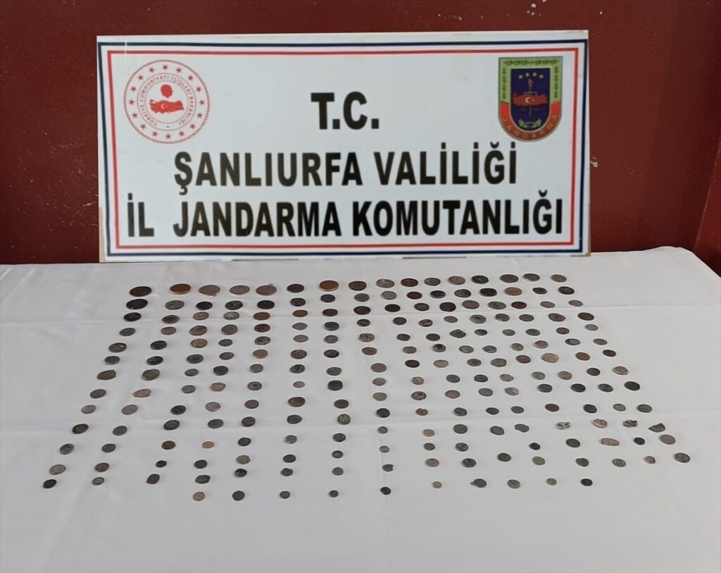 Şanlıurfa’da 210 sikke ele geçirildi