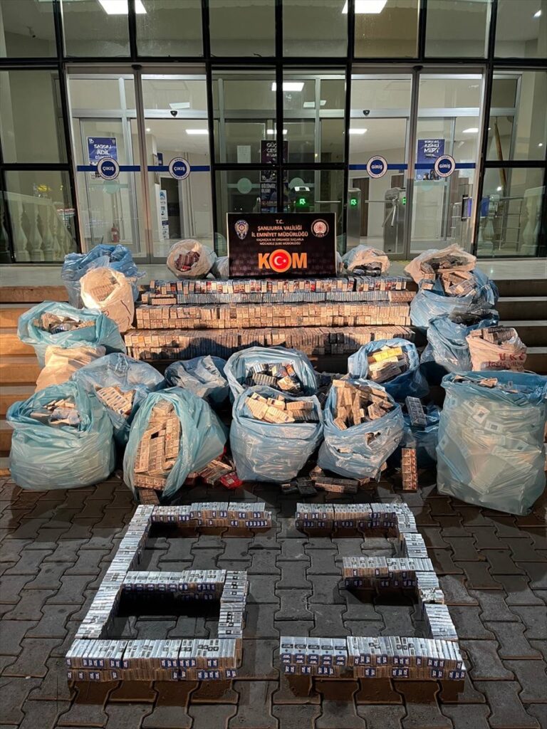 Şanlıurfa’da sigara kaçakçılığında 1 tutuklama