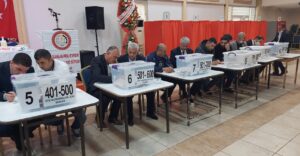 Şanlıurfa’da Evren Sanayi’de seçim