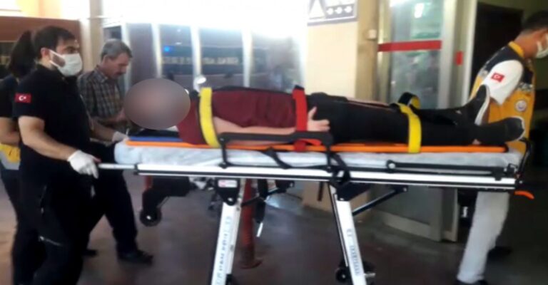 Urfa’da motosikletin çarptığı yaya hastanelik oldu
